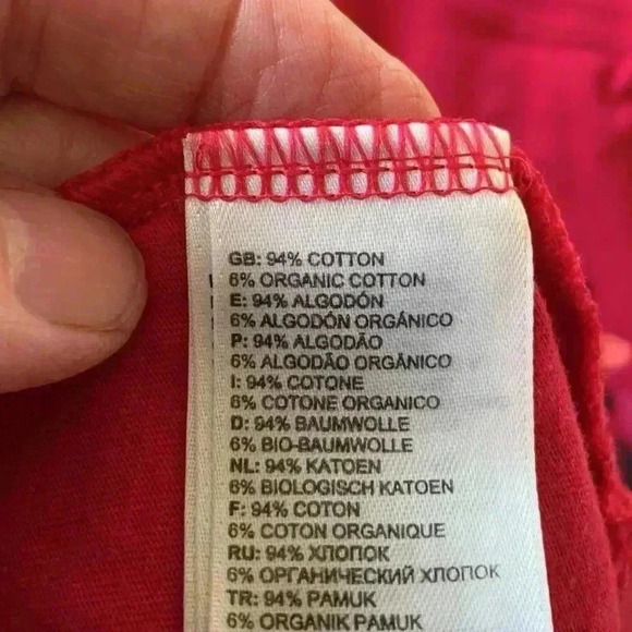 The North Face fitted T-shirt w cap sleeves, 100% cotton, fuchsia w a tree - Picture 7 of 7